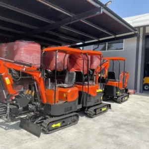Miniexcavator, 1 tone, 10CP, Motor Koop Diesel